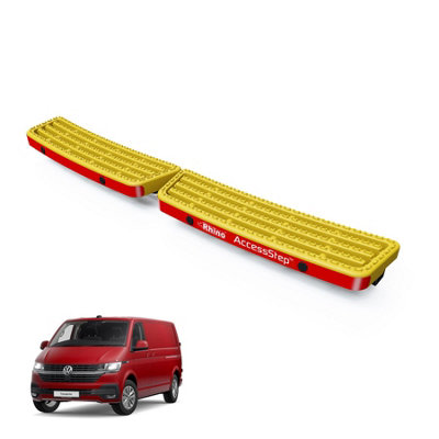 Rhino Accessstep For Vw Transporter (2015-2024)Van Rear Safety Access StepWith Reverse Sensors (Yellow)(Ss203Yr) from B&Q
