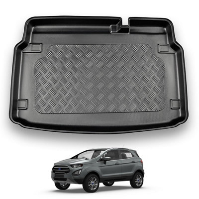 Nomad Ford Ecosport (2018+) Boot Liner (Lower Boot Position) Tailored Boot Protector Waterproof Raised Edges Custom Fit Accessory from B&Q