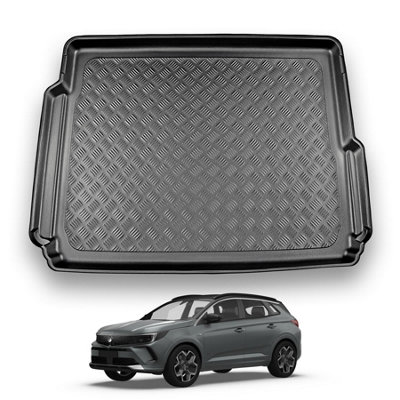 Nomad Vauxhall Grandland (2019+) Boot Liner (Hybrid Models) Tailored Boot Protector Waterproof Raised Edges Custom Fit Accessory from B&Q