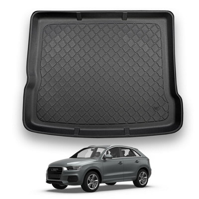 Nomad Audi Q3 (2011-2018) Boot Liner (Upper Boot Position) Premium Tailored Boot Mat Protector Waterproof Custom Accessory from B&Q