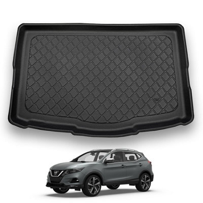 B&Q -  Nissan Qashqai (2014-2021) Boot Liner (Lower Boot Position) Premium Tailored Boot Mat Protector Waterproof Accessory