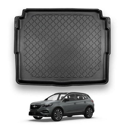 Nomad Vauxhall Grandland (2017+) Boot Liner (Not For Hybrid ModelsLower Boot) Premium Tailored Mat Protector Waterproof from B&Q
