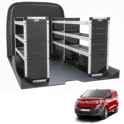 Van Guard Trade Citroen Dispatch (2016+) Van Racking Organiser Van Shelving (Bronze Package) Driver + Passanger Bundle (Tvr-B-019) from B&Q