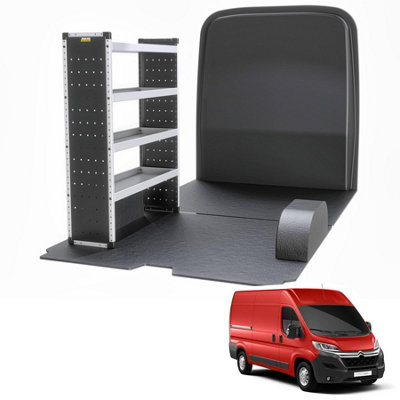 Van Guard Trade Citroen Relay (2006+) Van RackingOrganiser Van Shelving (Bronze Package)Passanger Side (Tvr-B-006-Ns) from B&Q