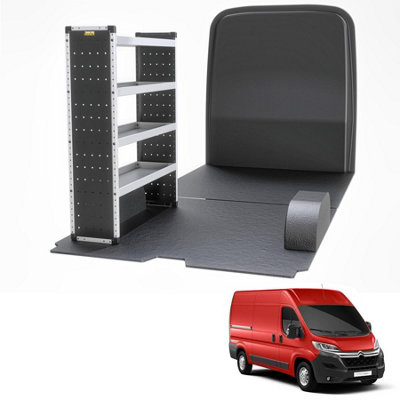 Van Guard Trade Citroen Relay (2006+) Van RackingOrganiser Van Shelving (Bronze Package)Passanger Side (Tvr-B-007-Ns) from B&Q