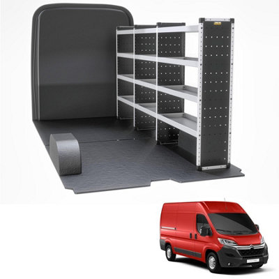 Van Guard Trade Citroen Relay (2006+) Van RackingOrganiser Van Shelving (Bronze Package)Driver Side (Tvr-B-007-Os) from B&Q