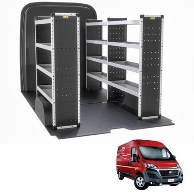 Van Guard Trade Fiat Ducato (2006+) Van RackingOrganiser Van Shelving (Bronze Package)Driver + Passanger Bundle (Tvr-B-006) from B&Q