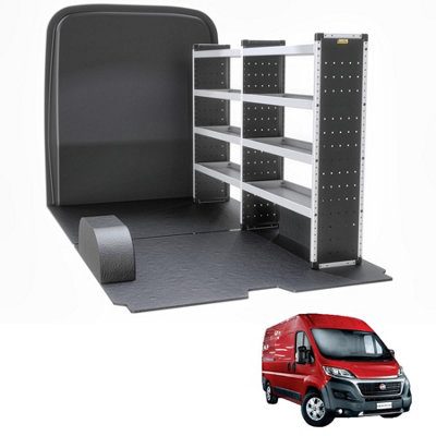 Van Guard Trade Fiat Ducato (2006+) Van RackingOrganiser Van Shelving (Bronze Package)Driver Side (Tvr-B-006-Os) from B&Q