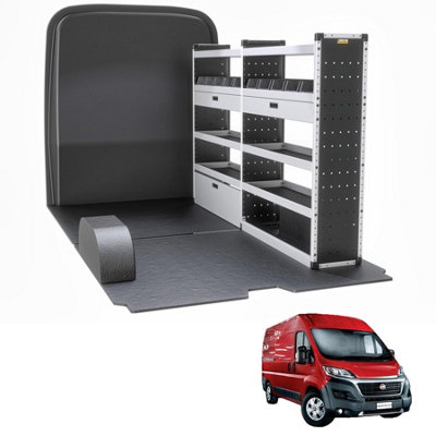 Van Guard Trade Fiat Ducato (2006+) Van RackingOrganiser Van Shelving & Accessories (Gold Package)Driver Side (Tvr-G-006-Os) from B&Q