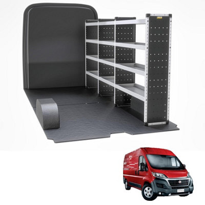 Van Guard Trade Fiat Ducato (2006+) Van RackingOrganiser Van Shelving (Bronze Package)Driver Side (Tvr-B-007-Os) from B&Q