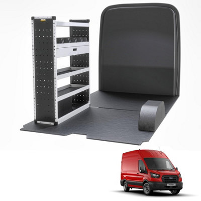 Van Guard Trade Ford Transit (2014+) Van Racking Organiser Van Shelving & Accessories (Gold Package) Passanger Side (Tvr-G-006-Ns) from B&Q