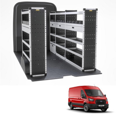 Van Guard Trade Ford Transit (2014+) Van Racking Organiser  (Gold Package) Driver + Passanger Bundle (Tvr-G-013) from B&Q