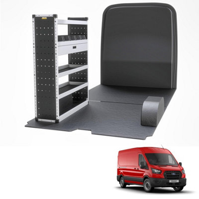 Van Guard Trade Ford Transit (2014+) Van Racking Organiser Van Shelving & Accessories (Gold Package) Passanger Side (Tvr-G-013-Ns) from B&Q
