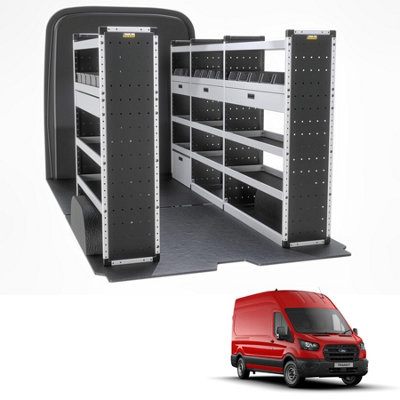 Van Guard Trade Ford Transit (2014+) Van Racking Organiser  (Gold Package) Driver + Passanger Bundle (Tvr-G-013) from B&Q