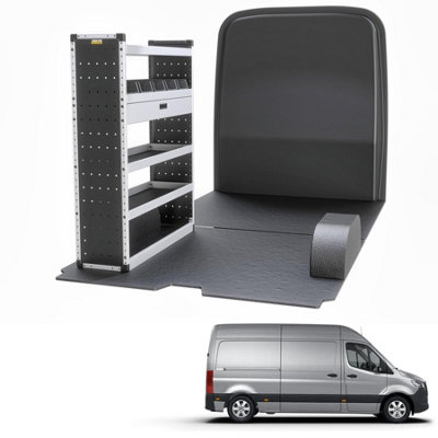 Van Guard Trade Mercedes Sprinter 2018+ Van Racking Organiser Van Shelving & Accessories Gold Package Passanger Side Tvr-G-014-Ns from B&Q