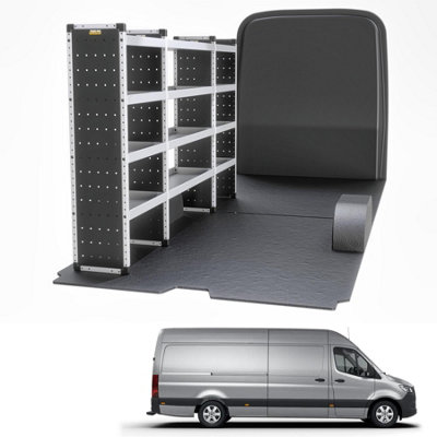 Van Guard Trade Mercedes Sprinter (2018+) Van RackingOrganiser Van Shelving (Bronze Package)Passanger Side (Tvr-B-015-Ns) from B&Q
