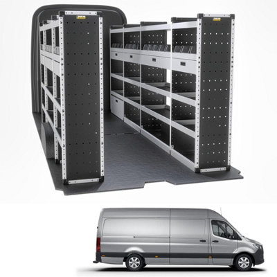 Van Guard Trade Mercedes Sprinter (2018+) Van Racking Organiser  (Gold Package) Driver + Passanger Bundle (Tvr-G-015) from B&Q
