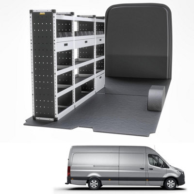 Van Guard Trade Mercedes Sprinter 2018+ Van Racking Organiser Van Shelving & Accessories Gold Package Passanger Side Tvr-G-015-Ns from B&Q