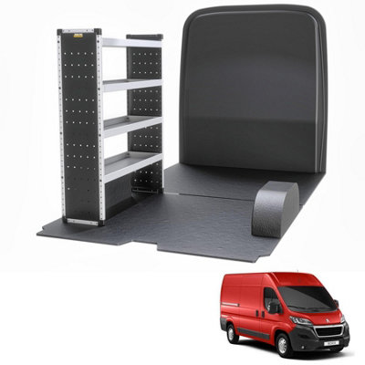 Van Guard Trade Peugeot Boxer (2006+) Van RackingOrganiser Van Shelving (Bronze Package)Passanger Side (Tvr-B-006-Ns) from B&Q