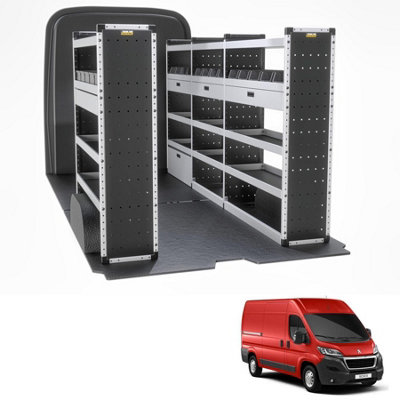 Van Guard Trade Peugeot Boxer (2006+) Van Racking Organiser  (Gold Package) Driver + Passanger Bundle (Tvr-G-007) from B&Q
