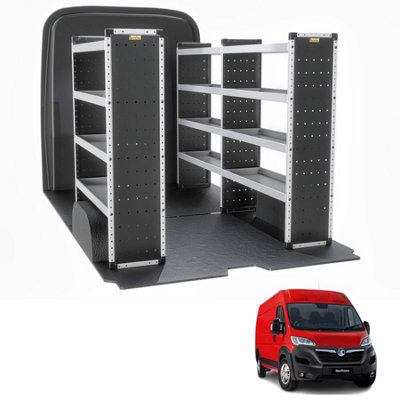 Van Guard Trade Vauxhall Movano (2022+) Van Racking Organiser Van Shelving (Bronze Package) Driver + Passanger Bundle (Tvr-B-006) from B&Q