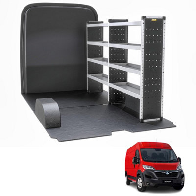 Van Guard Trade Vauxhall Movano (2022+) Van RackingOrganiser Van Shelving (Bronze Package)Driver Side (Tvr-B-006-Os) from B&Q