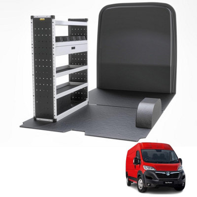 Van Guard Trade Vauxhall Movano 2022+ Van Racking Organiser Van Shelving & Accessories Gold Package Passanger Side Tvr-G-006-Ns from B&Q