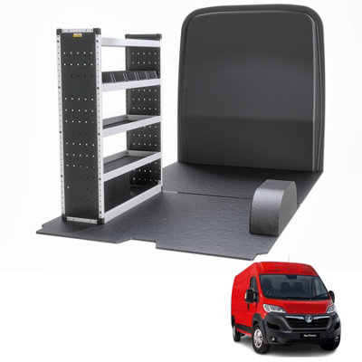 Van Guard Trade Vauxhall Movano 2022+ Van Racking Organiser Van Shelving & Accessories Silver Package Passanger Side Tvr-S-006-Ns from B&Q