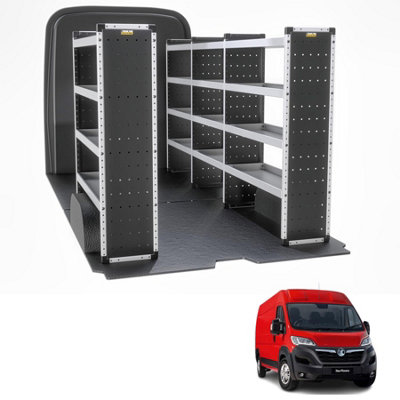 Van Guard Trade Vauxhall Movano (2022+) Van Racking Organiser Van Shelving (Bronze Package) Driver + Passanger Bundle (Tvr-B-007) from B&Q