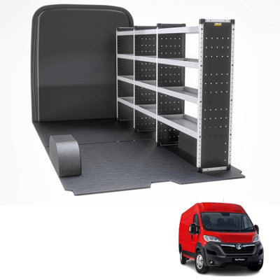 Van Guard Trade Vauxhall Movano (2022+) Van RackingOrganiser Van Shelving (Bronze Package)Driver Side (Tvr-B-007-Os) from B&Q