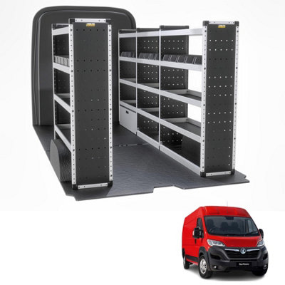 Van Guard Trade Vauxhall Movano (2022+) Van Racking Organiser  (Silver Package) Driver + Passanger Bundle (Tvr-S-007) from B&Q