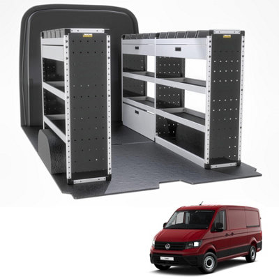 Van Guard Trade Volkswagen Crafter (2017+) Van Racking Organiser Van Shelving (Gold Package) Driver + Passanger Bundle (Tvr-G-005) from B&Q
