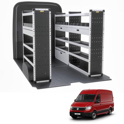 Van Guard Trade Volkswagen Crafter (2017+) Van Racking Organiser Van Shelving (Gold Package) Driver + Passanger Bundle (Tvr-G-006) from B&Q