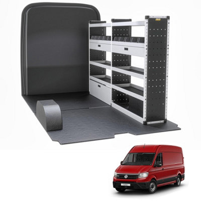 Van Guard Trade Volkswagen Crafter (2017+) Van RackingOrganiser Van Shelving (Gold Package)Driver Side (Tvr-G-006-Os) from B&Q