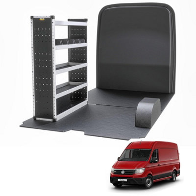 Van Guard Trade Volkswagen Crafter (2017+) Van RackingOrganiser Van Shelving (Silver Package)Passanger Side (Tvr-S-006-Ns) from B&Q