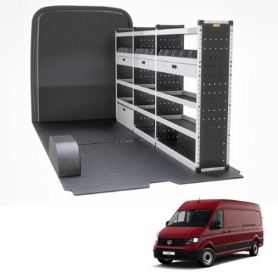 Van Guard Trade Volkswagen Crafter 2017+ Van Racking Organiser Van Shelving & Accessories Gold Package Driver Side Tvr-G-012-Os from B&Q