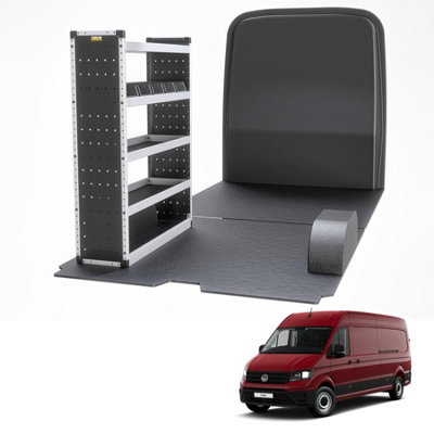 Van Guard Trade Volkswagen Crafter (2017+) Van RackingOrganiser Van Shelving (Silver Package)Passanger Side (Tvr-S-012-Ns) from B&Q