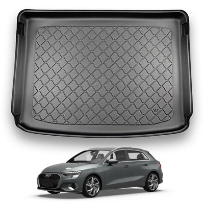 Nomad Audi A3 (2020+) (Sportback) Boot Liner (Upper Boot Position) Premium Tailored Boot Mat Protectorwaterproof Accessory from B&Q