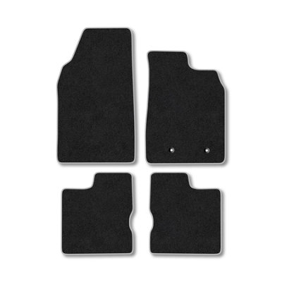 B&Q -  Dacia Duster 2018+ (Without Passanger Drawer) Car Mats Grey Trim Carpet