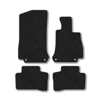 Car Mat Co Mercedes-Benz Eqc 2019+ Car Mats Grey Trim Carpet Tailored  Easy Clean Clips from B&Q