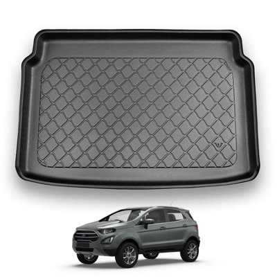 Nomad Ford Ecosport (2018+) Boot Liner Premium Tailored Fit Boot Mat Protector Easy Install Thermoplastic Waterproof Raised Edges from B&Q