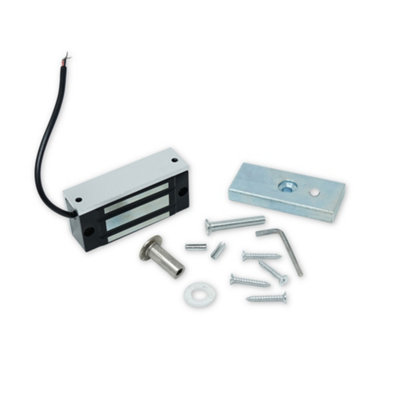Electromagnetic Door Lock For Access Control80mm X 38mm X 23.5mm60Kg Pull from B&Q