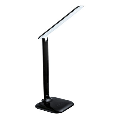 Stylish Black Steel Touch Table Desk Lamp With Dimmable Led Bulb from B&Q