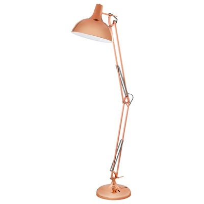 Adjustable Copper Table Desk Lamp With E27 Bulb Holder And In-Line Switch from B&Q