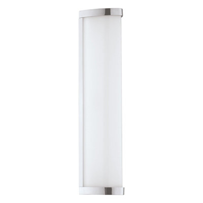 Stylish Chrome Wall And Mirror Light With Led Bulb8.3WWhite Shade from B&Q