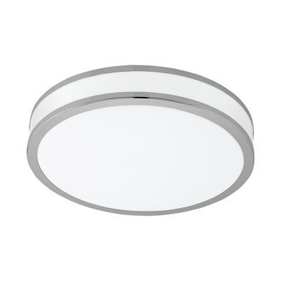 Elegant Wall And Ceiling Led Light In White And Chrome Finish from B&Q