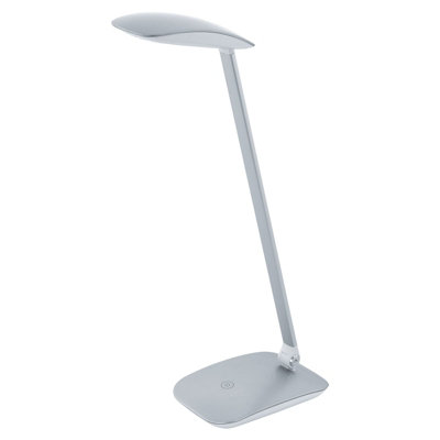 Sleek Silver Touch Table Desk Lamp With Dimming Led BulbModern Lighting Solution from B&Q