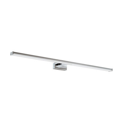  - Wall/mirror Light Colour Chrome Silver Shade White Plastic Bulb Led 14W Included