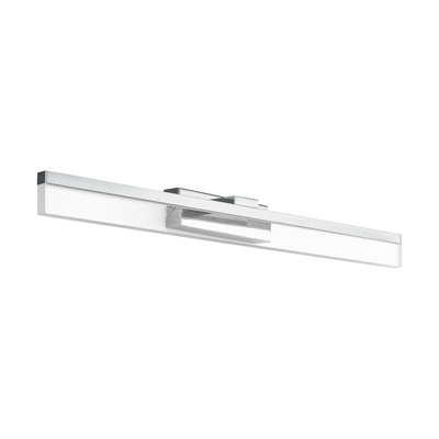 B&Q Wall Ip44 Bathroom Colour Chrome Shade Clear Plastic Bulb Led 10W Included Light