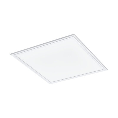  - Modern Flush Ceiling Light With Remote Control20W Led In White Finish